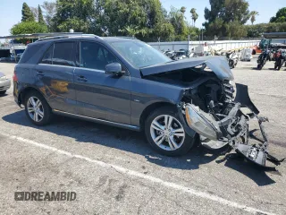 2012 Mercedes-Benz M 350 with VIN 4JGDA5HB3CA021162, listed as a Copart auction lot 63347105 with 151,616 mi miles and Salvage title. Bid and sale history available at DreamBid. Image 4.