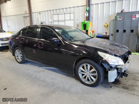2013 Infiniti G37 Sedan x with VIN JN1CV6AR4DM758908, listed as a Copart auction lot 47581225 with 202,471 mi miles and Salvage Title. Bid and sale history available at carsss.com. Image 4.