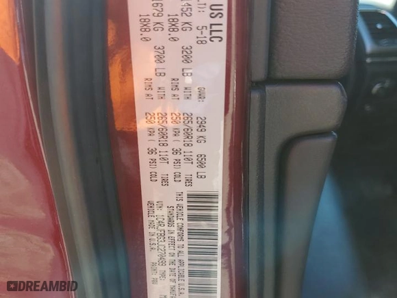 2018 Jeep Grand Cherokee Limited with VIN 1C4RJFBG3JC270499, listed as a Copart auction lot 43017985 with 124,784 mi miles and Salvage Title. Bid and sale history available at carsss.com. Image 12.