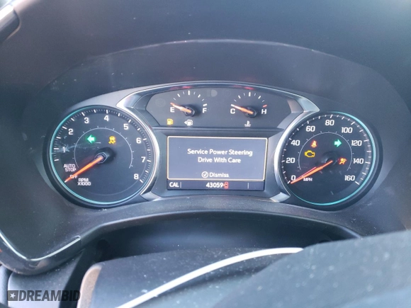 2024 Chevrolet Equinox RS with VIN 3GNAXMEG5RS115803, listed as a Copart auction lot 87407094 with 43,059 mi miles and Salvage Title. Bid and sale history available at carsss.com. Image 9.