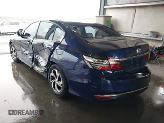 2016 Honda Accord Sedan LX with VIN 1HGCR2F33GA098480, listed as a IAAI auction lot 41708690 with 107,300 mi miles. Bid and sale history available at carsss.com. Image 3.