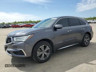 2017 Acura MDX with VIN 5FRYD4H34HB026772, listed as a Copart auction lot 48757445 with 123,515 mi miles and Salvage Title. Bid and sale history available at carsss.com. Image 1.