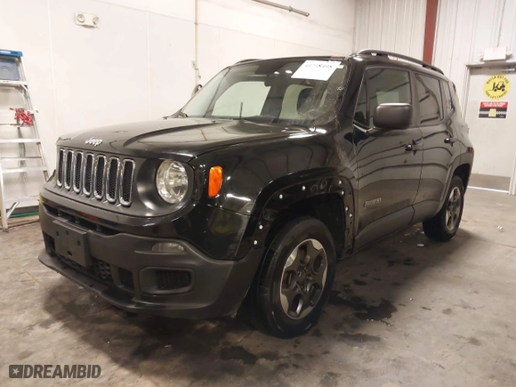 2016 Jeep Renegade Sport with VIN ZACCJBAT4GPE33694, listed as a IAAI auction lot 41738498 with 195,652 mi miles. Bid and sale history available at carsss.com. Image 18.