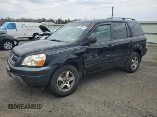 2003 Honda Pilot EX z VIN 2HKYF18783H612415, wystawiony jako Copart lot #53049385 z przebiegiem 258 932 mil mil oraz Szkoda całkowita • Salvage title. Historia ofert i sprzedaży dostępna na DreamBid. Obrazek 1.