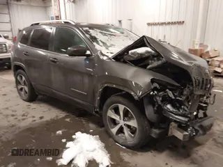 2019 Jeep Cherokee Limited with VIN 1C4PJMDX3KD156801, listed as a IAAI auction lot 41640552 with 95,553 mi miles. Bid and sale history available at carsss.com. Image 1.