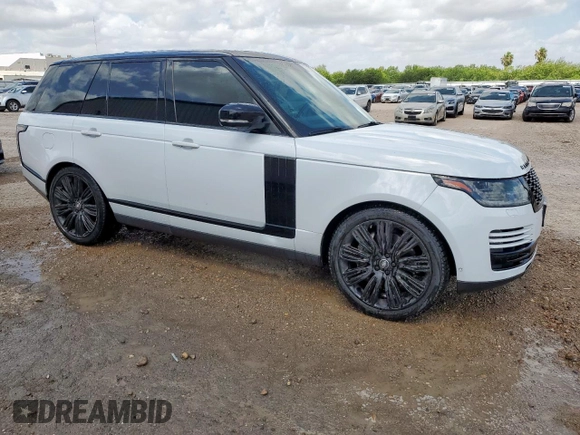 2022 Land Rover Range Rover Westminster z VIN SALGS2RU2NA470745, wystawiony jako Copart lot #61666765 z przebiegiem 74 607 mil mil oraz Czysty tytuł • Clean title. Historia ofert i sprzedaży dostępna na DreamBid. Obrazek 4.