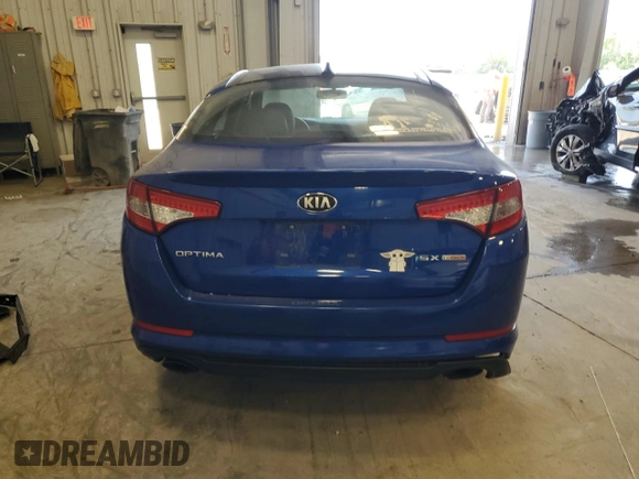 2013 Kia Optima SX with VIN 5XXGR4A62DG207203, listed as a Copart auction lot 64867465 with 111,817 mi miles and Clean title. Bid and sale history available at DreamBid. Image 6.