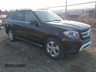 2017 Mercedes-Benz GLS 450 with VIN 4JGDF6EE6HA846688, listed as a IAAI auction lot 41824755 with 98,697 mi miles and . Bid and sale history available at DreamBid. Image 1.