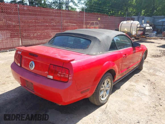 2009 Ford Mustang with VIN 1ZVHT84N795112662, listed as a IAAI auction lot 42322437 with Not provided miles and . Bid and sale history available at DreamBid. Image 4.