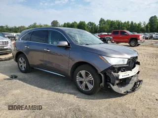 2019 Acura MDX with VIN 5J8YD3H35KL013093, listed as a Copart auction lot 59222654 with 61,311 mi miles and Salvage Title. Bid and sale history available at carsss.com. Image 4.