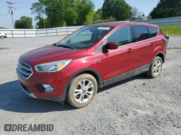 2017 Ford Escape SE with VIN 1FMCU9GD7HUC44615, listed as a Copart auction lot 48035645 with 150,268 mi miles and Salvage Title. Bid and sale history available at carsss.com. Image 1.