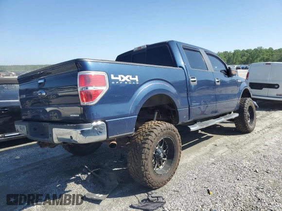 2013 Ford F-150 XL with VIN 1FTFW1EF1DKE74187, listed as a Copart auction lot 57485305 with 158,658 mi miles and Salvage title. Bid and sale history available at DreamBid. Image 3.