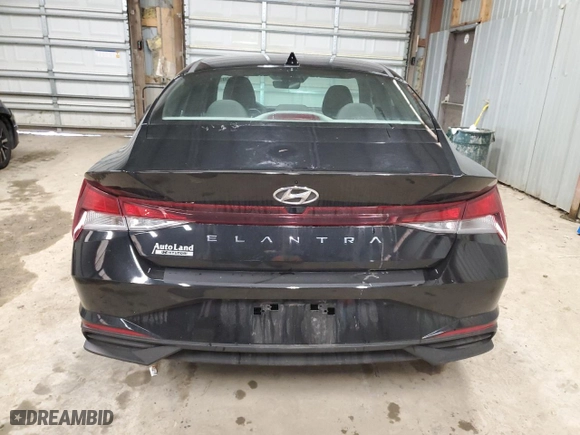 2023 Hyundai Elantra SE with VIN KMHLL4AGXPU394869, listed as a Copart auction lot 44319005 with 13,340 mi miles and Salvage Title. Bid and sale history available at carsss.com. Image 6.