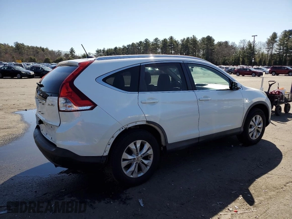 2014 Honda CR-V EX-L with VIN 5J6RM4H76EL021178, listed as a Copart auction lot 48687895 with 99,925 mi miles and Salvage Title. Bid and sale history available at carsss.com. Image 3.