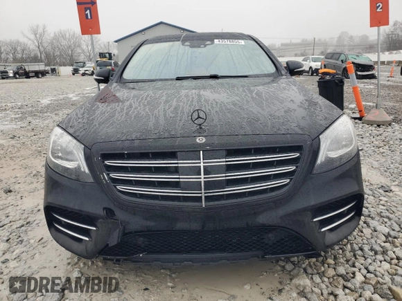 2018 Mercedes-Benz S 560 with VIN WDDUG8GB7JA402912, listed as a Copart auction lot 43578855 with 139,267 mi miles and Clean Title. Bid and sale history available at carsss.com. Image 5.