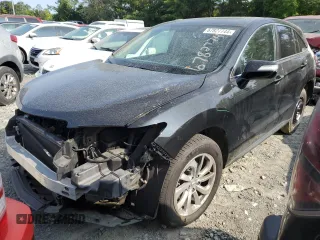 2018 Acura RDX Technology with VIN 5J8TB4H58JL017483, listed as a Copart auction lot 67827744 with 75,334 mi miles and Salvage Title. Bid and sale history available at DreamBid. Image 1.