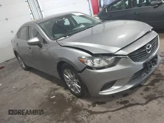 2015 Mazda Mazda6 i Sport with VIN JM1GJ1U66F1168910, listed as a IAAI auction lot 41742676 with 110,251 mi miles. Bid and sale history available at carsss.com. Image 1.