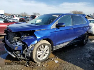 2015 Ford Edge SEL with VIN 2FMTK4J82FBC21637, listed as a Copart auction lot 44171705 with 134,980 mi miles and Salvage Title. Bid and sale history available at carsss.com. Image 1.