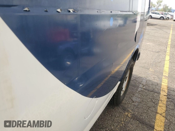 2013 Chevrolet Express Cargo with VIN 1GCWGFCA4D1142736, listed as a IAAI auction lot 42854305 with 128,585 mi miles and . Bid and sale history available at DreamBid. Image 6.