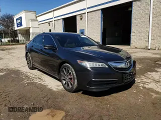2015 Acura TLX V6 Tech with VIN 19UUB2F54FA003630, listed as a Copart auction lot 49121895 with 171,987 mi miles and Salvage Title. Bid and sale history available at carsss.com. Image 10.