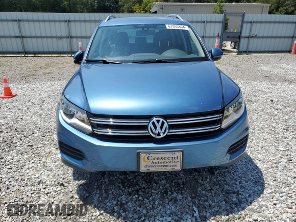 2017 Volkswagen Tiguan Wolfsburg Edition with VIN WVGSV7AX3HK004585, listed as a Copart auction lot 67393804 with 94,222 mi miles and Non repairable. Bid and sale history available at DreamBid. Image 5.