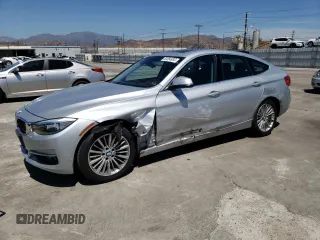 2015 BMW 3 Series GT 328i xDrive with VIN WBA8Z5C54FGS36421, listed as a Copart auction lot 60364933 with 53,697 mi miles. Bid and sale history available at carsss.com. Image 1.