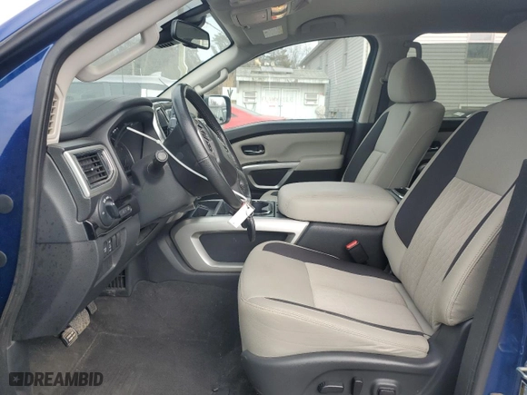 2021 Nissan Titan SL with VIN 1N6AA1EDXMN502930, listed as a Copart auction lot 48567535 with 40,040 mi miles and Salvage Title. Bid and sale history available at carsss.com. Image 7.