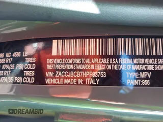 2017 Jeep Renegade Deserthawk с VIN ZACCJBCB7HPF93753, выставлен на аукционе IAAI как лот 41662251 с пробегом 65 626 миль миль и . История ставок и продаж доступна на DreamBid. Изображение 9.