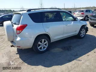 2007 Toyota RAV4 Limited with VIN JTMBD31V875075258, listed as a IAAI auction lot 41941121 with 169,892 mi miles. Bid and sale history available at carsss.com. Image 4.