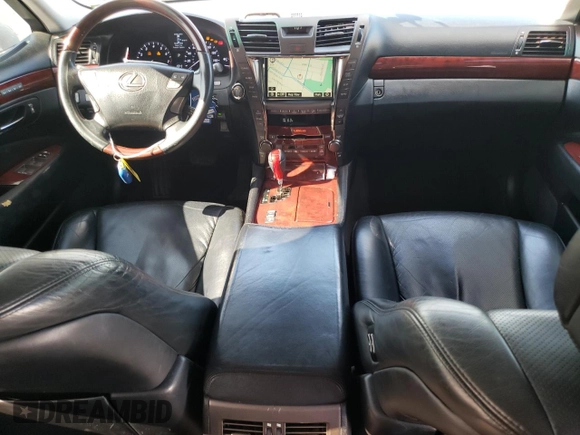 2008 Lexus LS 460 с VIN JTHBL46F285074570, выставлен на аукционе Copart как лот 57318045 с пробегом 193 057 миль миль и Списание • Salvage title. История ставок и продаж доступна на DreamBid. Изображение 8.