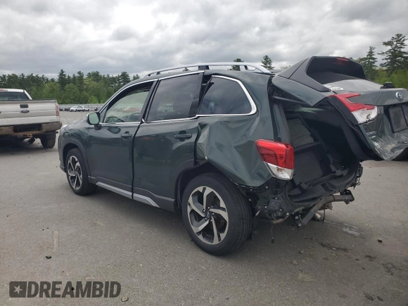 2023 Subaru Forester Touring with VIN JF2SKARCXPH421629, listed as a Copart auction lot 57392635 with 17,157 mi miles and Salvage title. Bid and sale history available at DreamBid. Image 2.