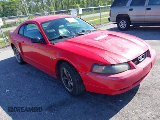 2002 Ford Mustang GT Deluxe with VIN 1FAFP42X42F103211, listed as a IAAI auction lot 42015683 with 210,545 mi miles. Bid and sale history available at carsss.com. Image 1.