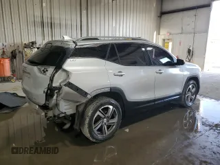 2018 GMC Terrain SLT with VIN 3GKALVEV8JL303985, listed as a Copart auction lot 82407404 with 102,545 mi miles and Salvage Title. Bid and sale history available at carsss.com. Image 3.