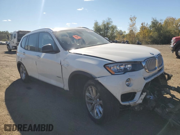 2017 BMW X3 xDrive28i z VIN 5UXWX9C31H0W70859, wystawiony jako Copart lot #54721075 z przebiegiem 184 916 mil mil oraz Szkoda całkowita • Salvage title. Historia ofert i sprzedaży dostępna na DreamBid. Obrazek 4.