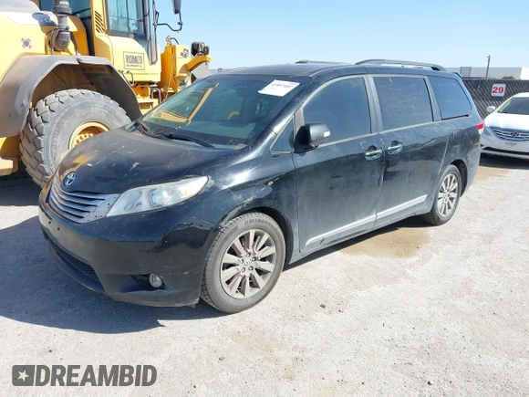 2013 Toyota Sienna XLE with VIN 5TDDK3DC8DS051928, listed as a IAAI auction lot 41857402 with 175,839 mi miles and . Bid and sale history available at DreamBid. Image 17.