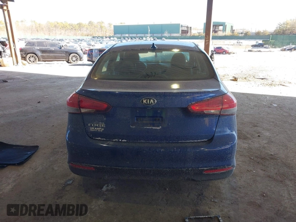 2017 Kia Forte LX with VIN 3KPFL4A79HE052430, listed as a IAAI auction lot 41632707 with 129,535 mi miles. Bid and sale history available at carsss.com. Image 16.