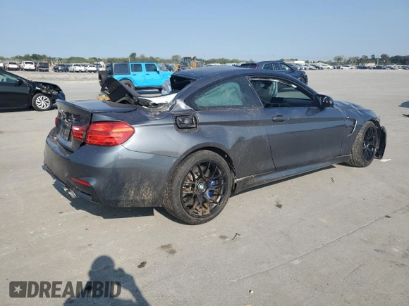 2017 BMW M4 with VIN WBS3R9C38HA014126, listed as a Copart auction lot 70905204 with Not Provided miles and Salvage Title. Bid and sale history available at carsss.com. Image 3.