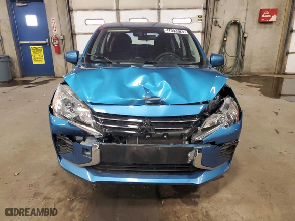 2021 Mitsubishi Mirage ES with VIN ML32AUHJ8MH006939, listed as a Copart auction lot 47002325 with 8,955 mi miles and Salvage Title. Bid and sale history available at carsss.com. Image 5.