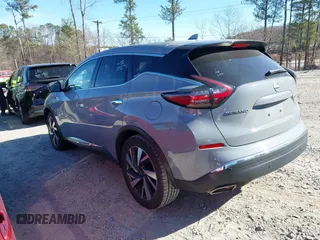 2023 Nissan Murano SL with VIN 5N1AZ2CJ3PC131292, listed as a IAAI auction lot 41694882 with 57,747 mi miles and . Bid and sale history available at DreamBid. Image 3.