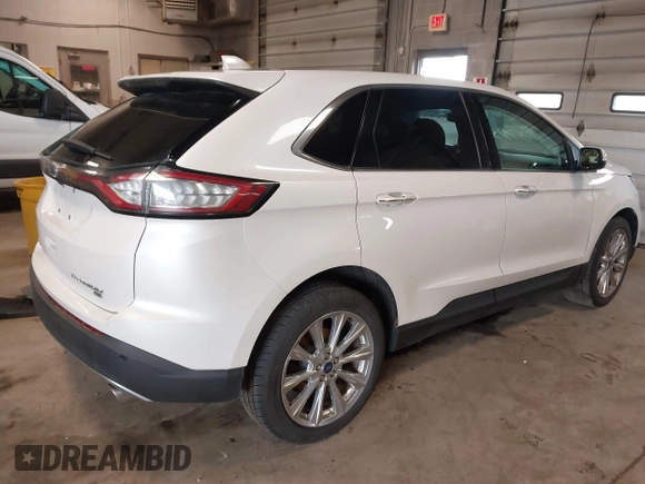 2017 Ford Edge Titanium z VIN 2FMPK4K85HBB25763, wystawiony jako IAAI lot #42085795 z przebiegiem 123 309 mil mil oraz . Historia ofert i sprzedaży dostępna na DreamBid. Obrazek 4.