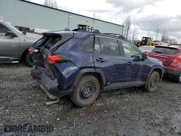2024 Toyota RAV4 Hybrid XLE Premium with VIN JTMB6RFV4RD151024, listed as a Copart auction lot 46646405 with 3,310 mi miles and Salvage Title. Bid and sale history available at DreamBid. Image 3.