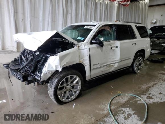 2019 GMC Yukon Denali with VIN 1GKS2CKJXKR300027, listed as a Copart auction lot 66601544 with 0 mi miles and Salvage Title. Bid and sale history available at carsss.com. Image 1.