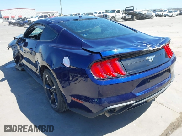 2020 Ford Mustang EcoBoost with VIN 1FA6P8TH6L5124180, listed as a IAAI auction lot 41702327 with 21,460 mi miles. Bid and sale history available at carsss.com. Image 3.