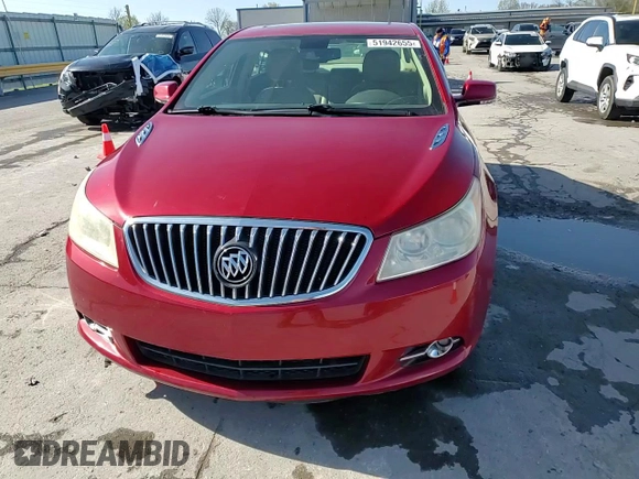 2013 Buick LaCrosse Premium 1 with VIN 1G4GF5E31DF325784, listed as a Copart auction lot 51942655 with 147,743 mi miles and Salvage title. Bid and sale history available at DreamBid. Image 13.