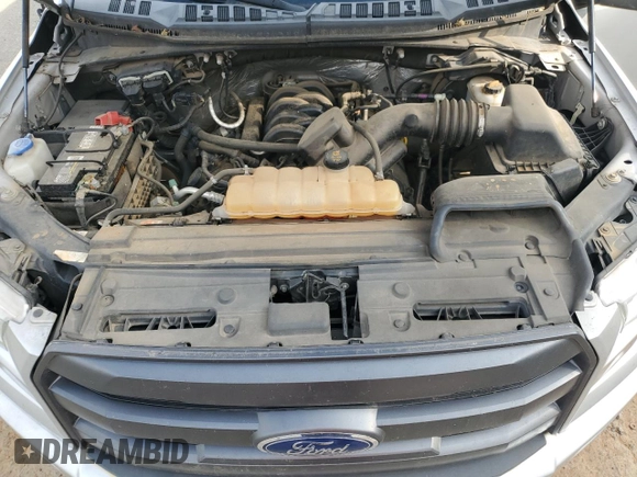 2017 Ford F-150 XL with VIN 1FTEW1EF6HKC22114, listed as a Copart auction lot 60992865 with 100,575 mi miles and Salvage title. Bid and sale history available at DreamBid. Image 11.
