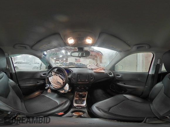 2017 Jeep Compass Latitude with VIN 3C4NJDBB7HT657028, listed as a Copart auction lot 52505255 with 65,482 mi miles and Clean Title. Bid and sale history available at carsss.com. Image 13.