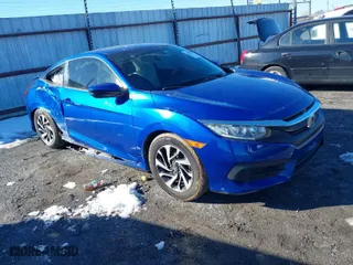 2017 Honda Civic Coupe LX-P with VIN 2HGFC4B03HH305748, listed as a IAAI auction lot 41307090 with 104,229 mi miles. Bid and sale history available at carsss.com. Image 1.