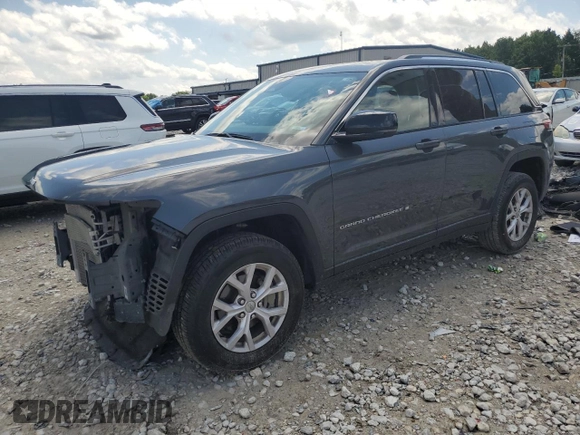 2022 Jeep Grand Cherokee Limited with VIN 1C4RJHBG8N8540881, listed as a Copart auction lot 62585285 with 60,736 mi miles and Clean title. Bid and sale history available at DreamBid. Image 1.