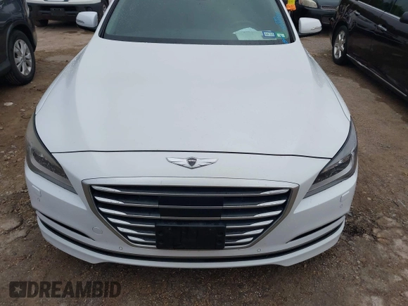 2015 Hyundai Genesis 3.8L with VIN KMHGN4JEXFU045316, listed as a IAAI auction lot 42111986 with 139,349 mi miles. Bid and sale history available at carsss.com. Image 12.