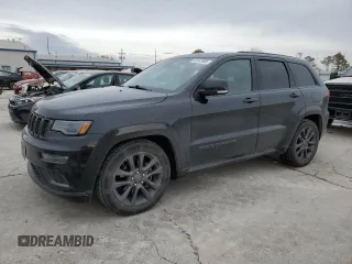 2018 Jeep Grand Cherokee Overland with VIN 1C4RJFCG1JC185045, listed as a Copart auction lot 45147605 with 81,773 mi miles and Salvage title. Bid and sale history available at DreamBid. Image 1.